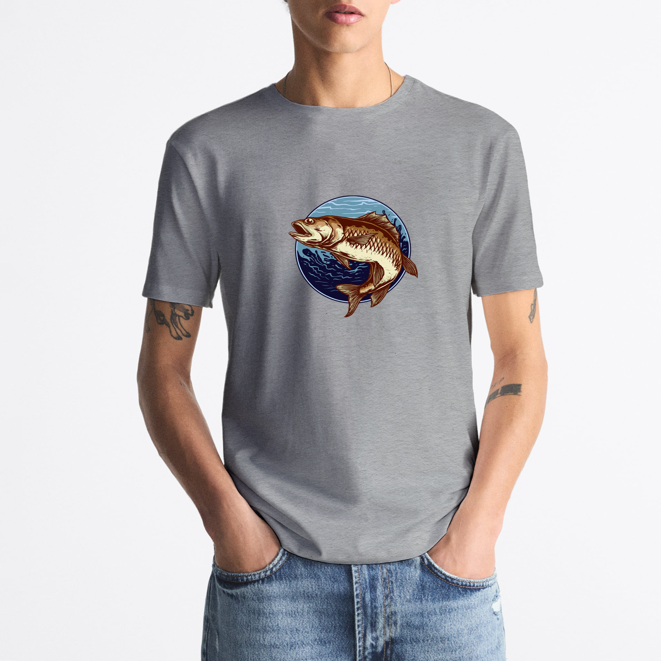 T-shirt "Vintage Fish"