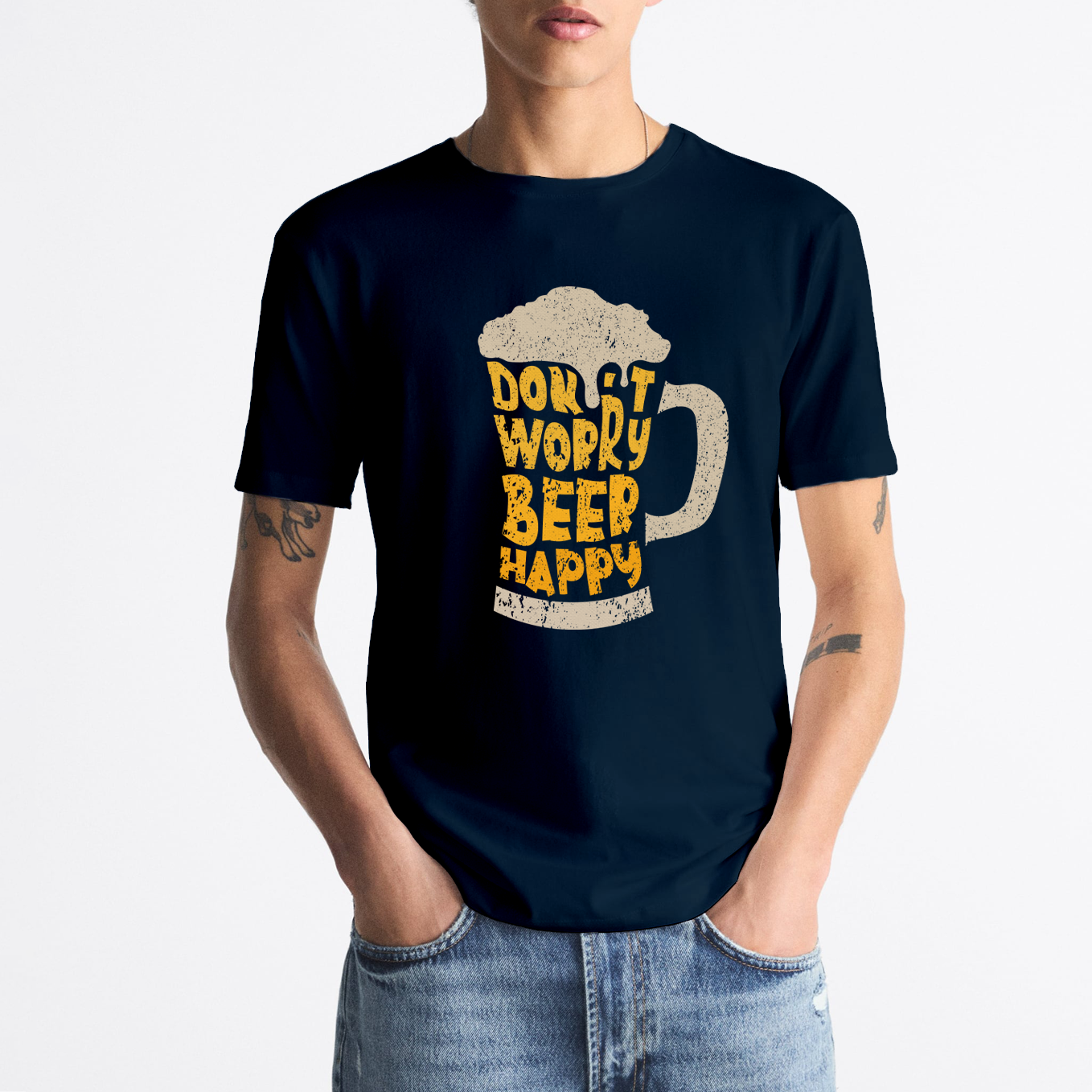 T-shirt "Don't worry Beer happy"