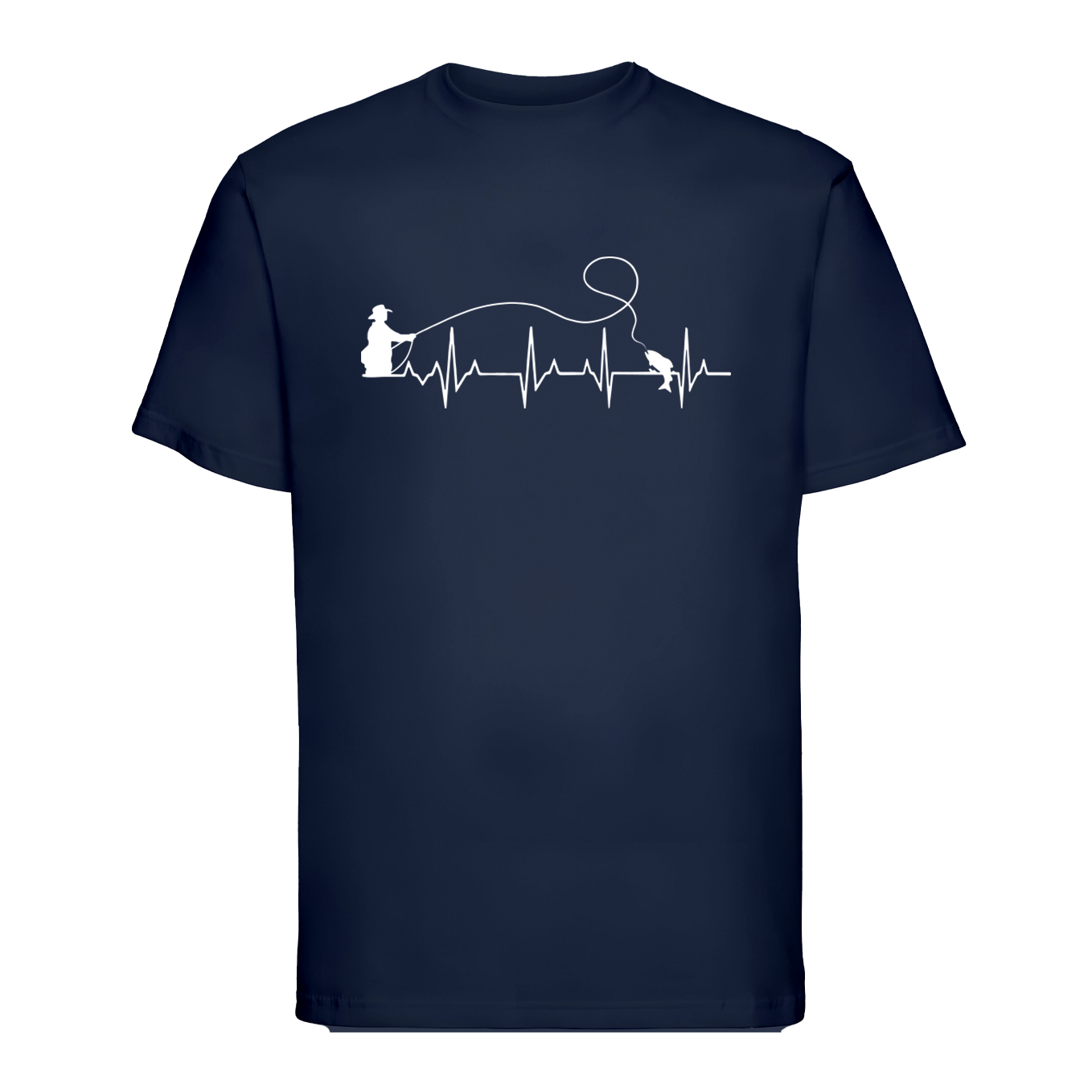 T-shirt "Fishing Heartbeat"