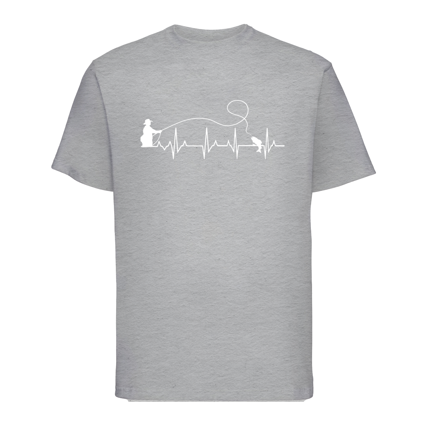 T-shirt "Fishing Heartbeat"