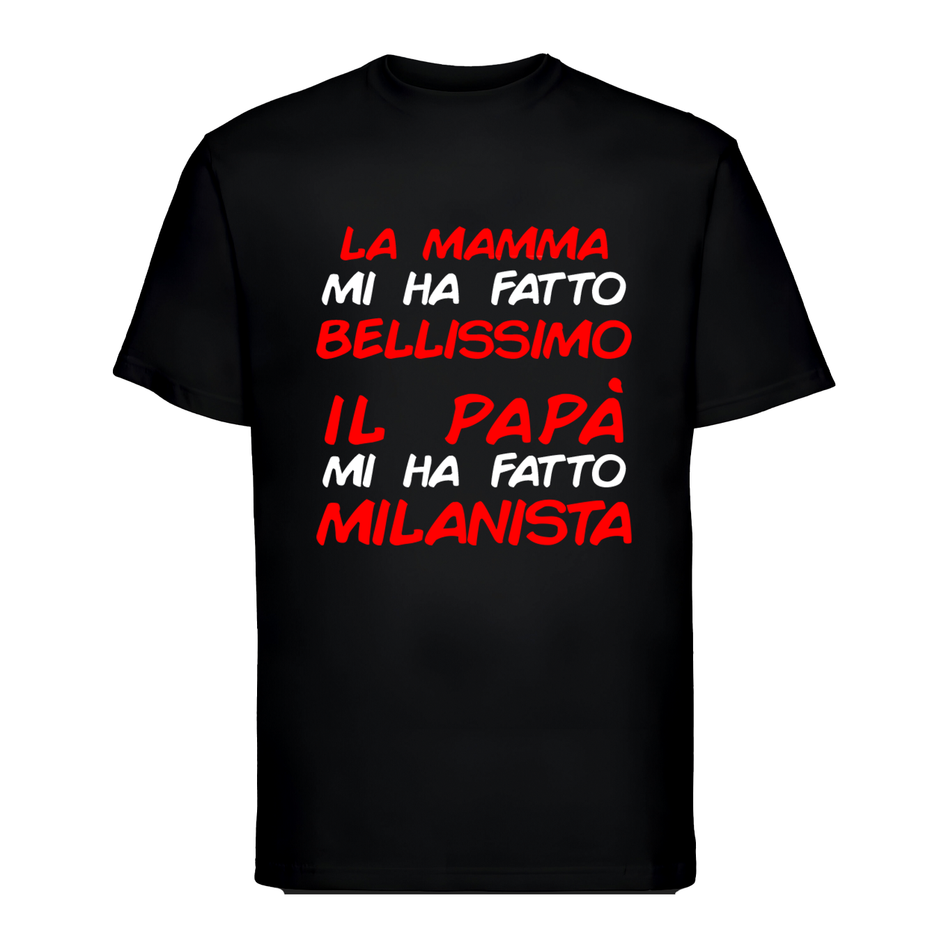 T-shirt "Il papà mi ha fatto Milanista"