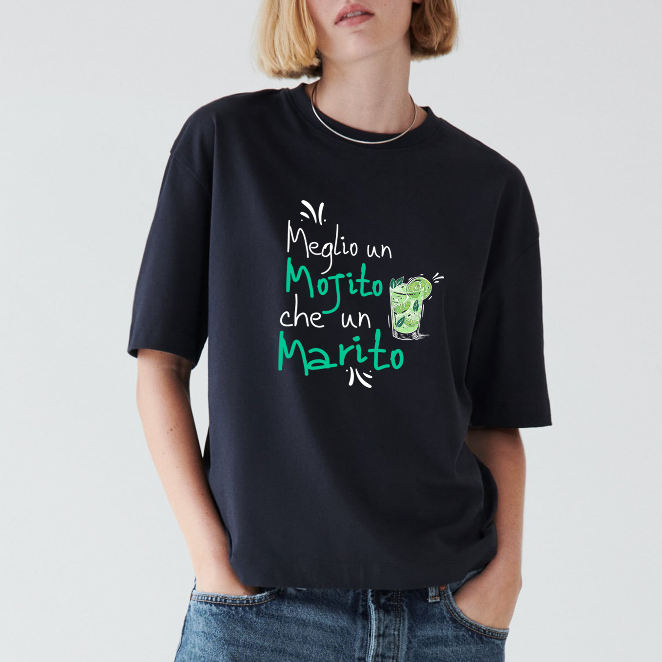 T-shirt "Meglio un Mojito"