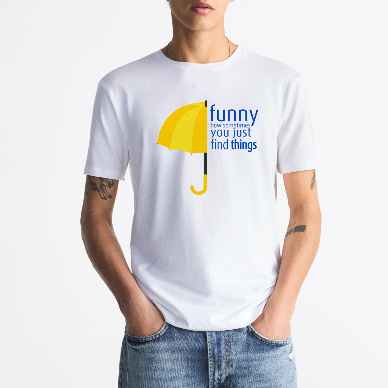 T-shirt "Yellow Umbrella"