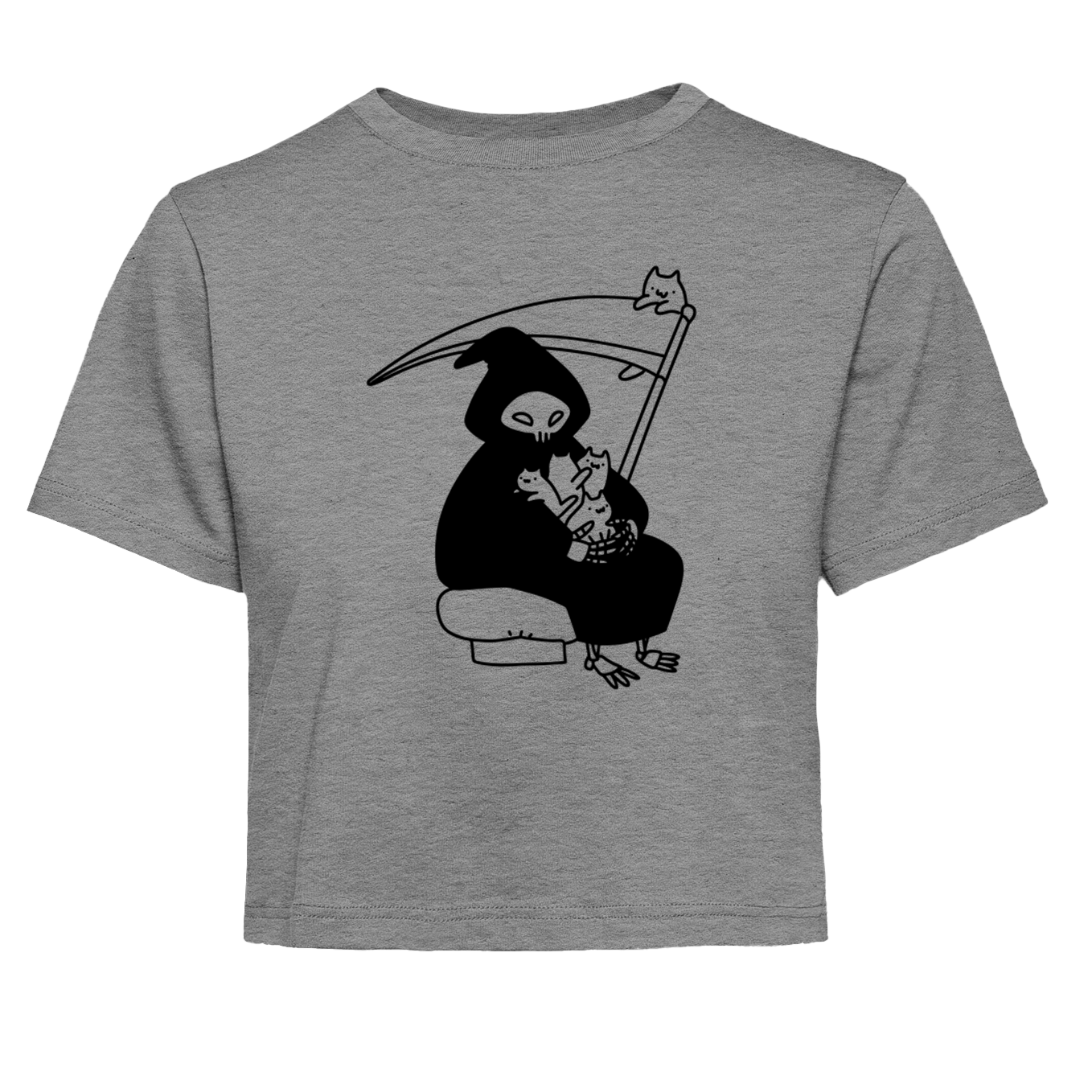 T-shirt "Grim Reaper's Kitty"