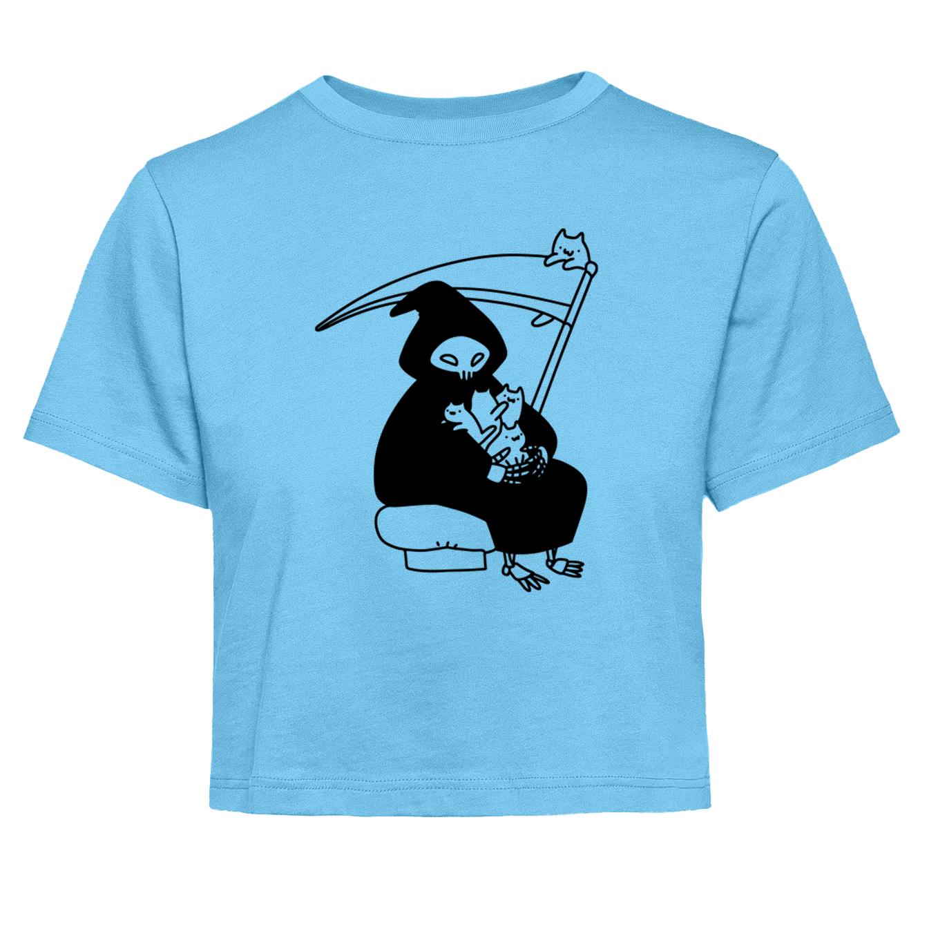 T-shirt "Grim Reaper's Kitty"